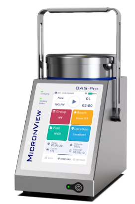 MicronView — Muestreador de BioAerosol Profesional BAS PRO